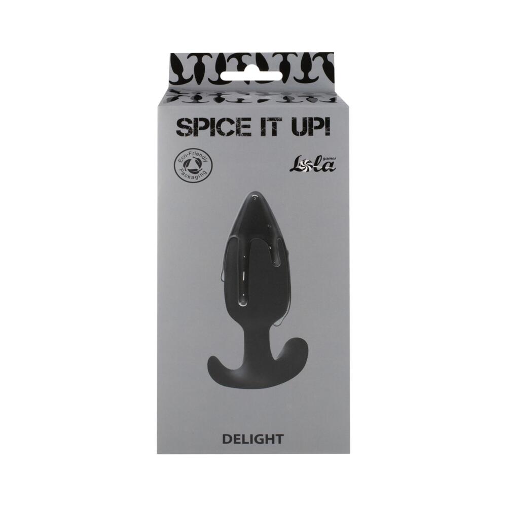 Lola Games - Plug Anale con Pallina in Metallo Delight - Nero