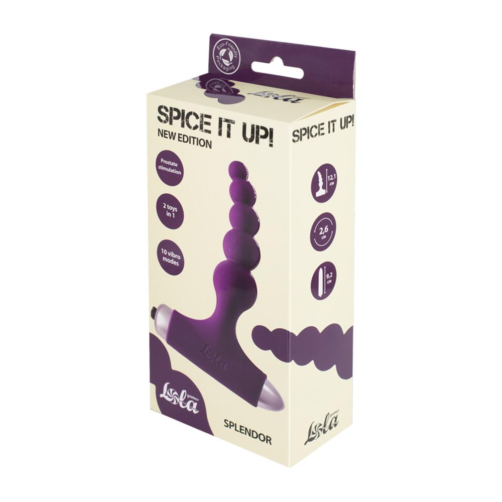 Lola Games - Plug Anale Vibrante Splendor - Viola