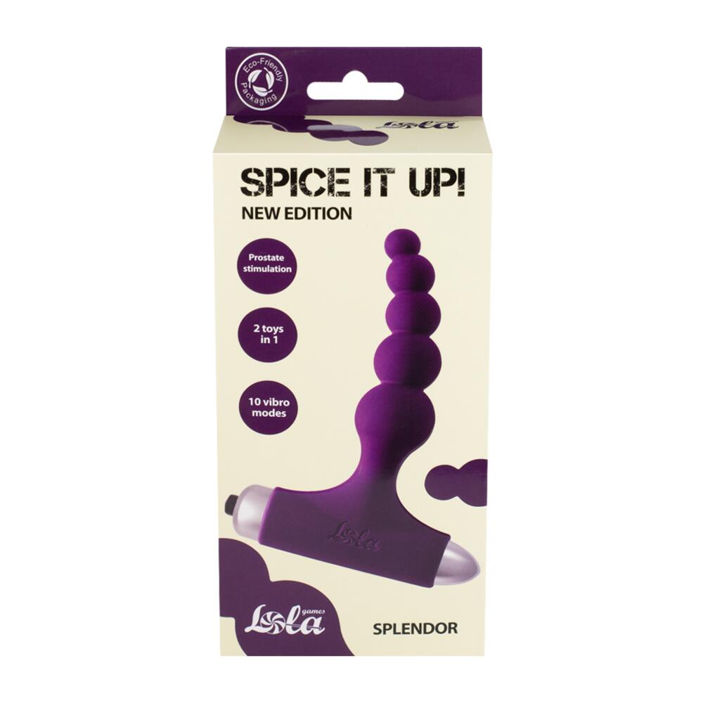 Lola Games - Plug Anale Vibrante Splendor - Viola