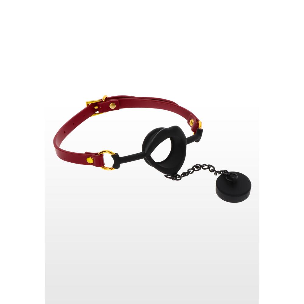 Kinky Gag with Plug Red