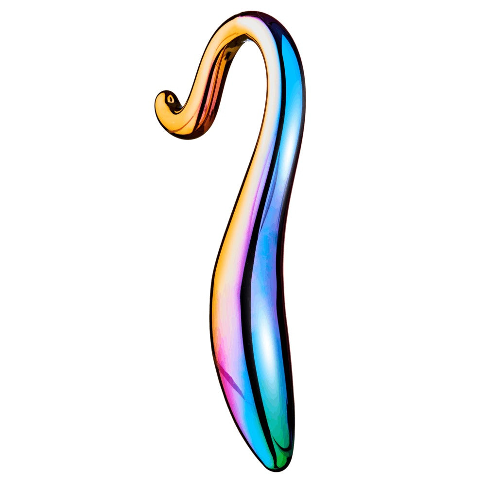 GLAMOUR GLASS ELEGANT CURVED DILDO