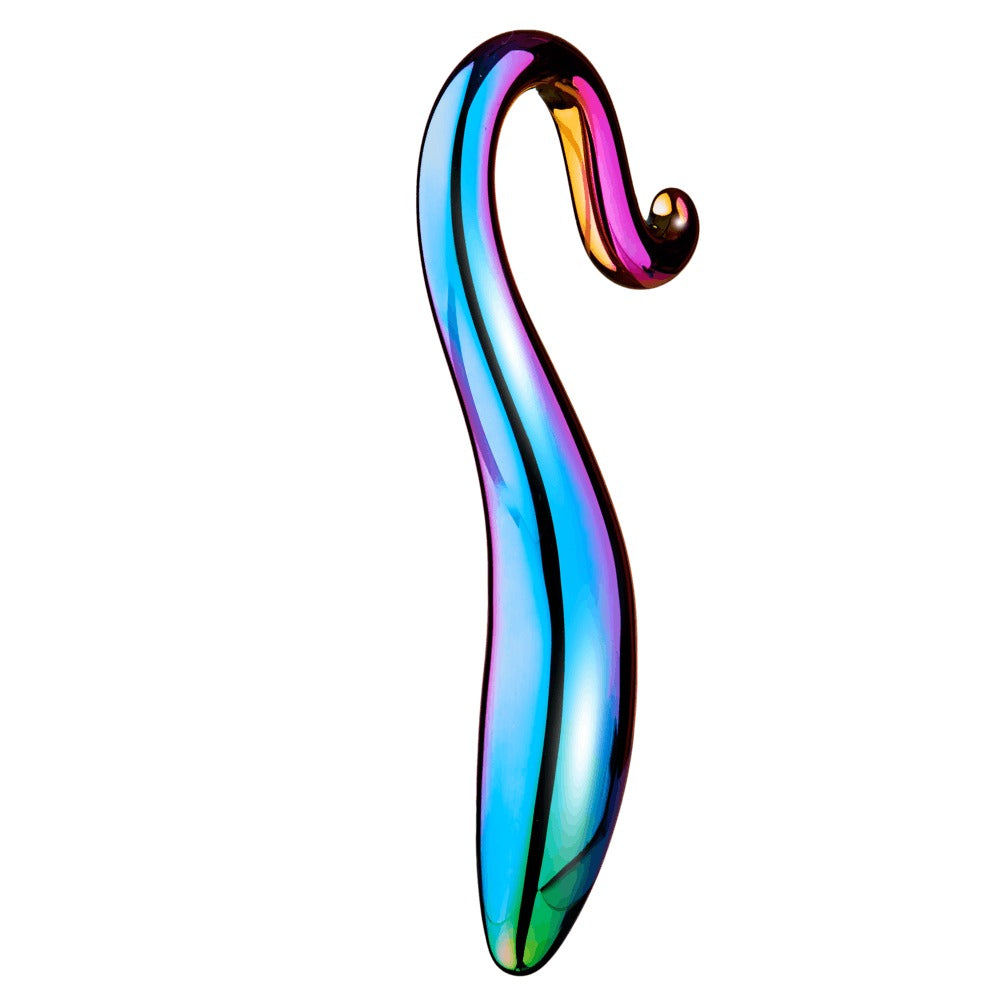 GLAMOUR GLASS ELEGANT CURVED DILDO