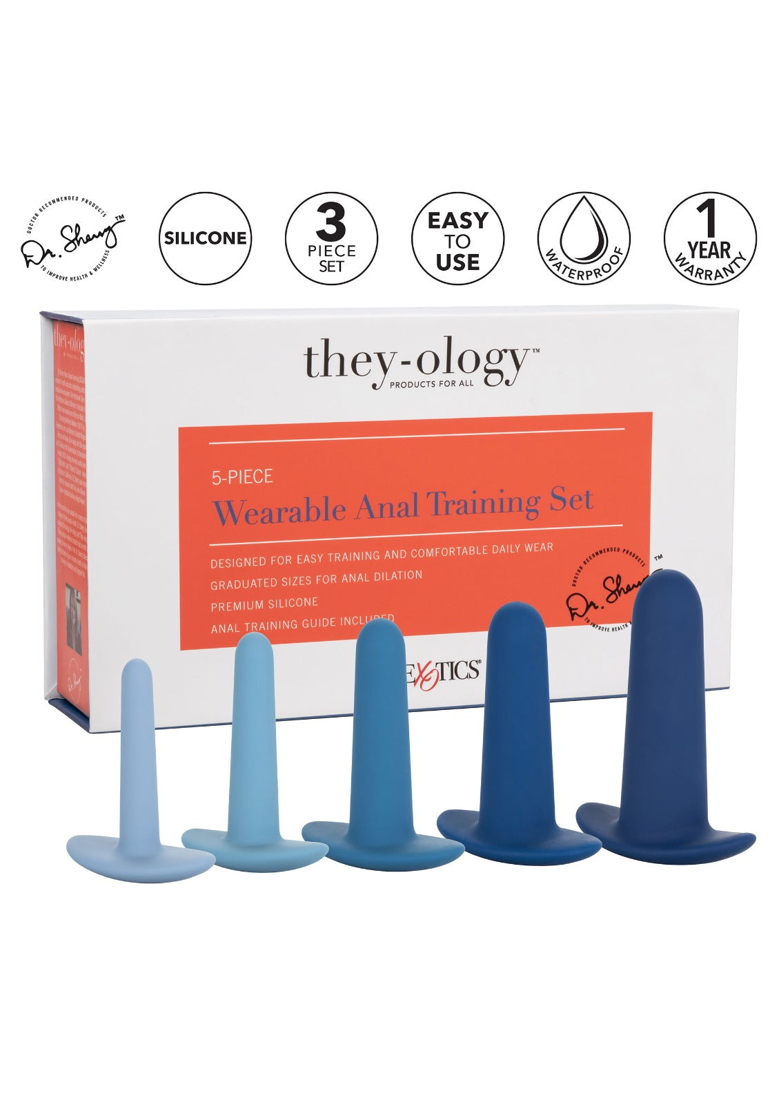Wearable Anal Training Set 5pc