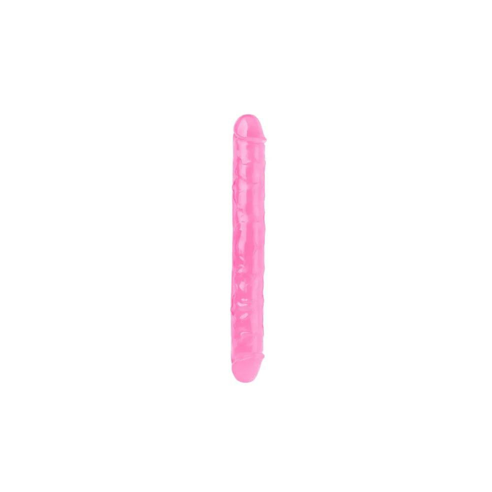 VSC Novelty - Dildo Doppio Realistico Crystal Jellies Mr. Rude 12" - Rosa