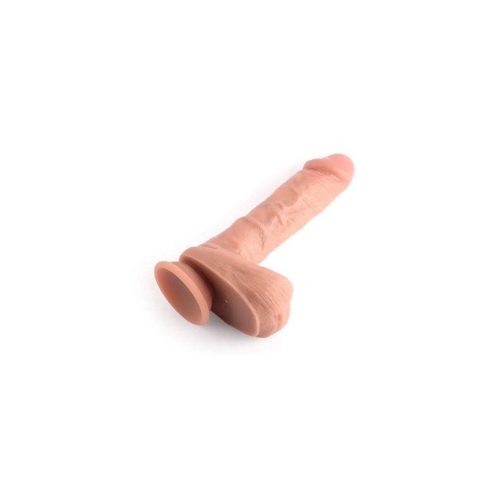 VSC Novelty - Dildo Doppio Strato in Silicone 8.2” - Color Carne