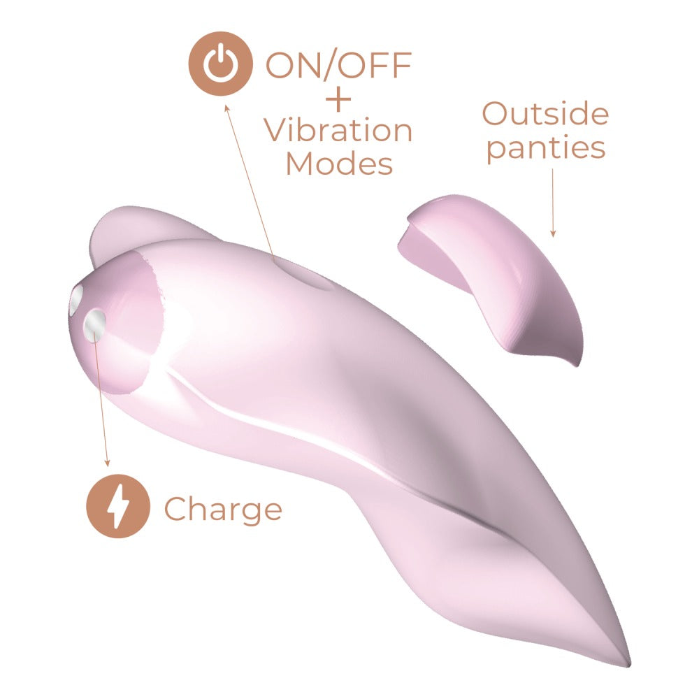Adrien Lastic - Stimolatore Clitorideo con Controllo a Distanza Temptation - Rosa