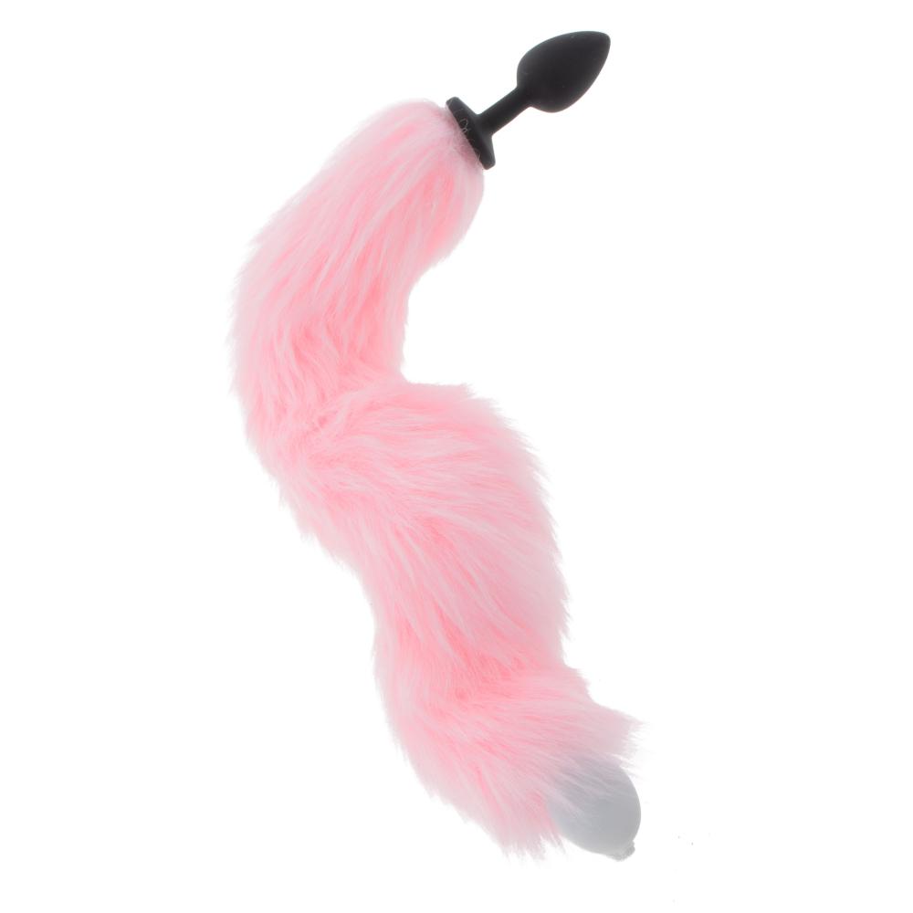 Unicorn Tail & Buttplug LED Black