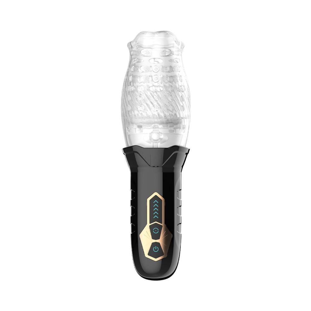 Rimba Toys – Orgastobator 01 – Male Masturbator – Black & Transparent