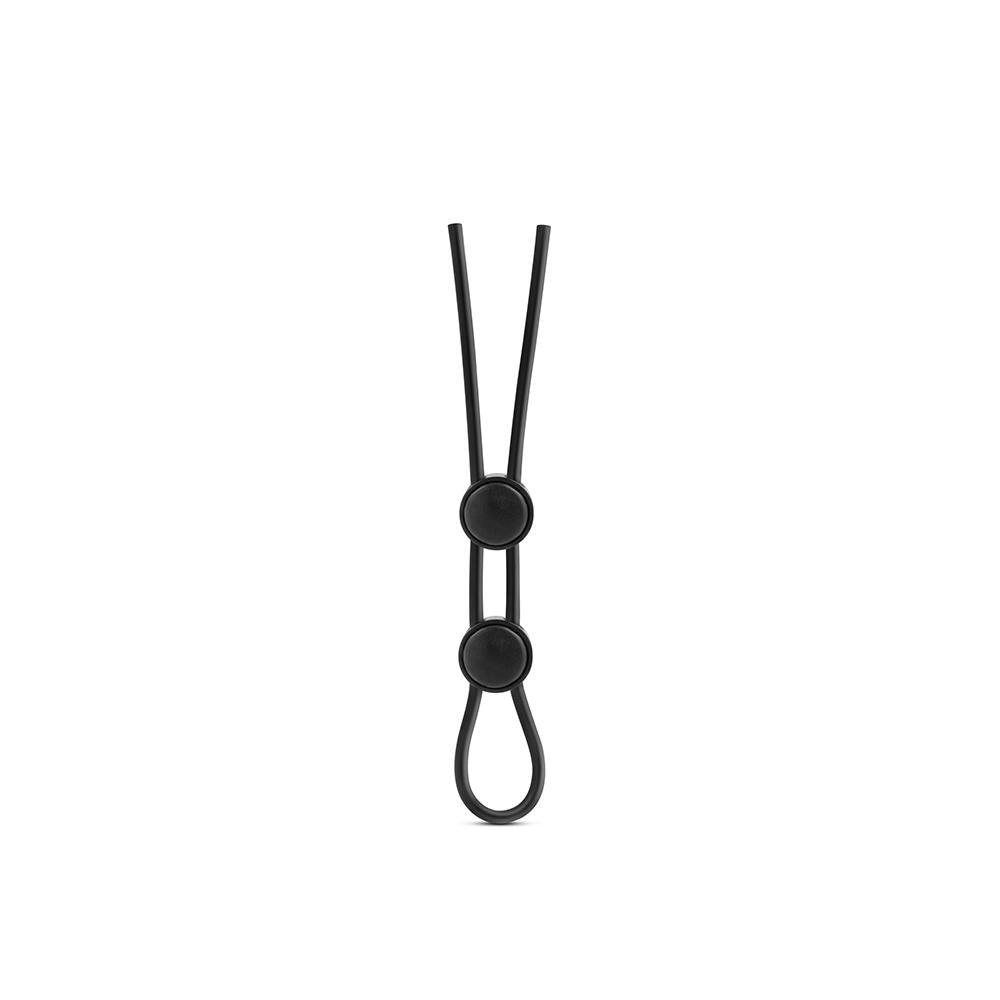 ANELLO PER IL PENE A DOPPIO ANELLO STAY HARD NERO