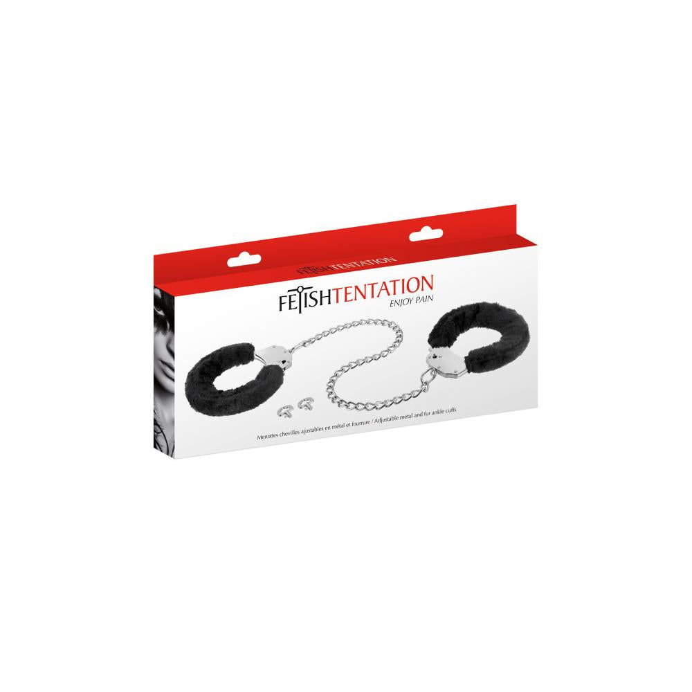 Fetish Tentation - Cavigliere con Peluche - Nero