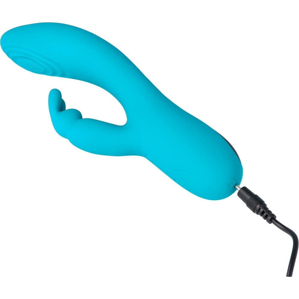 Virgite - Vibratore Tapping Rabbit V9 - Blu