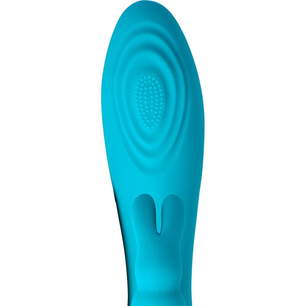 Virgite - Vibratore Tapping Rabbit V9 - Blu