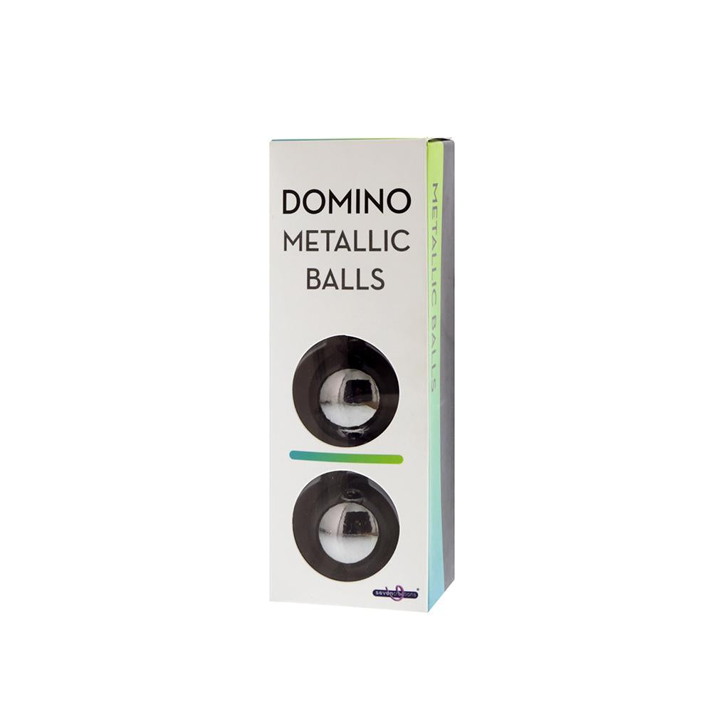 DOMINO METALLIC BALLS - SILVER
