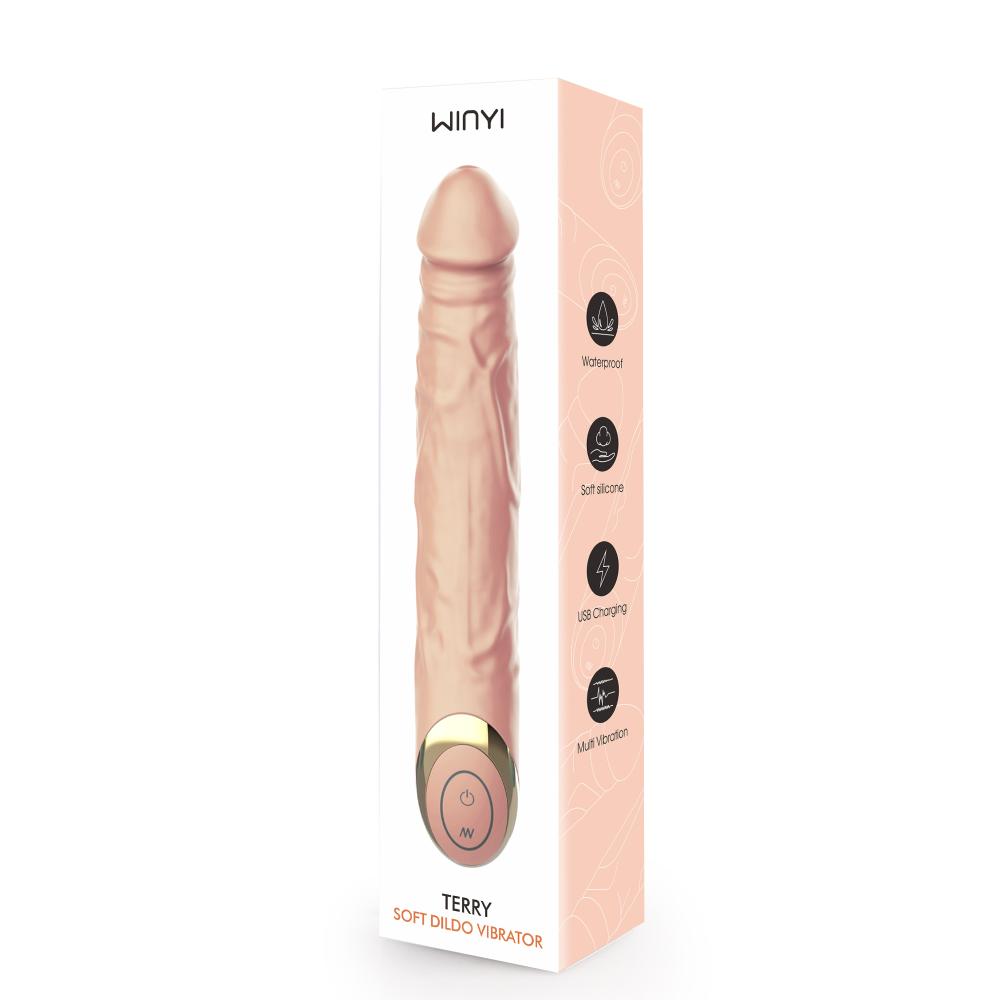 Winyi - Vibratore Realistico Soft Touch- Terry