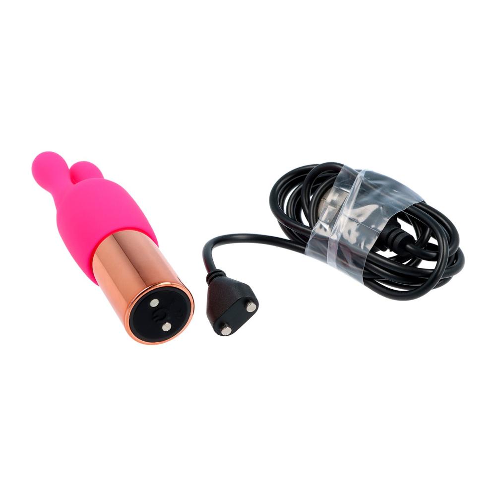 Nº 88 PROIETTILE RICARICABILE CON COPERTURE IN SILICONE ROSA