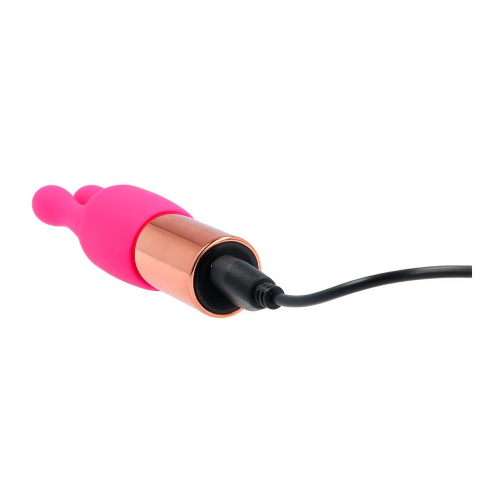Nº 88 PROIETTILE RICARICABILE CON COPERTURE IN SILICONE ROSA