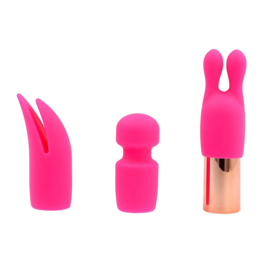 Nº 88 PROIETTILE RICARICABILE CON COPERTURE IN SILICONE ROSA
