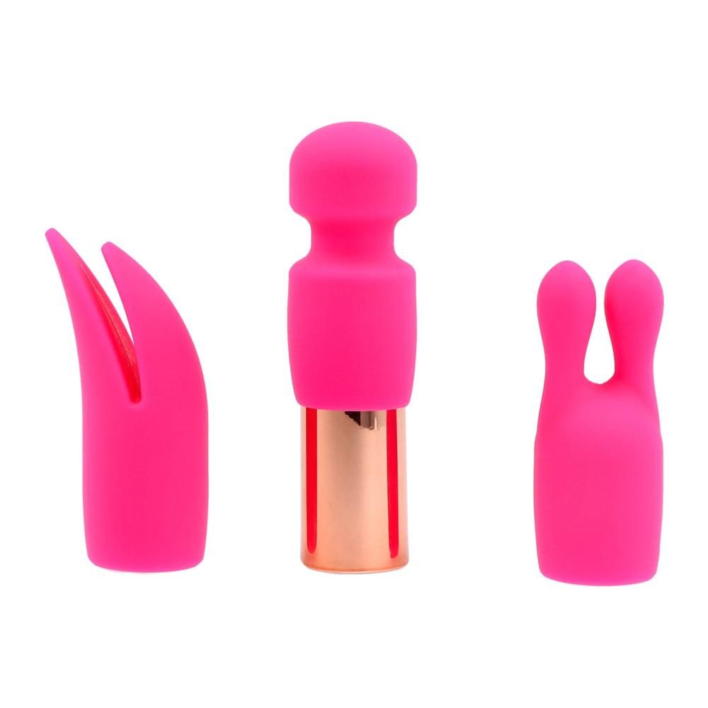 Nº 88 PROIETTILE RICARICABILE CON COPERTURE IN SILICONE ROSA