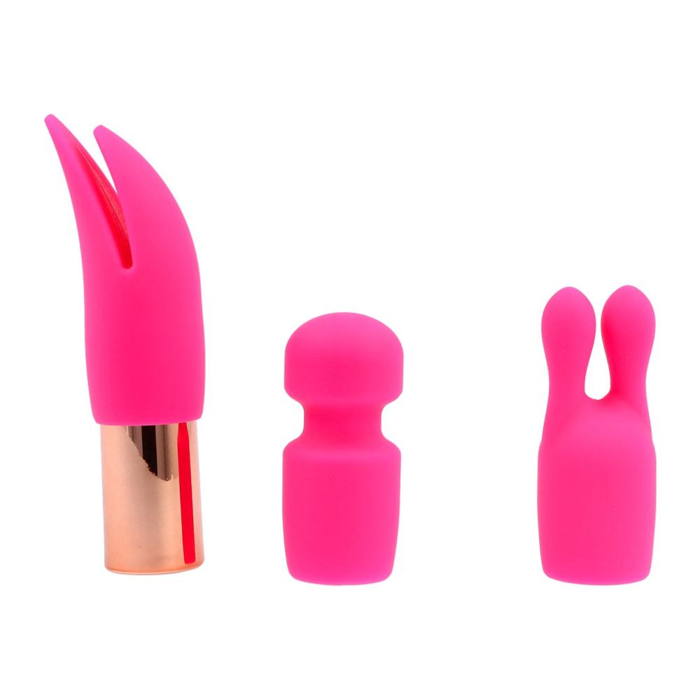 Nº 88 PROIETTILE RICARICABILE CON COPERTURE IN SILICONE ROSA