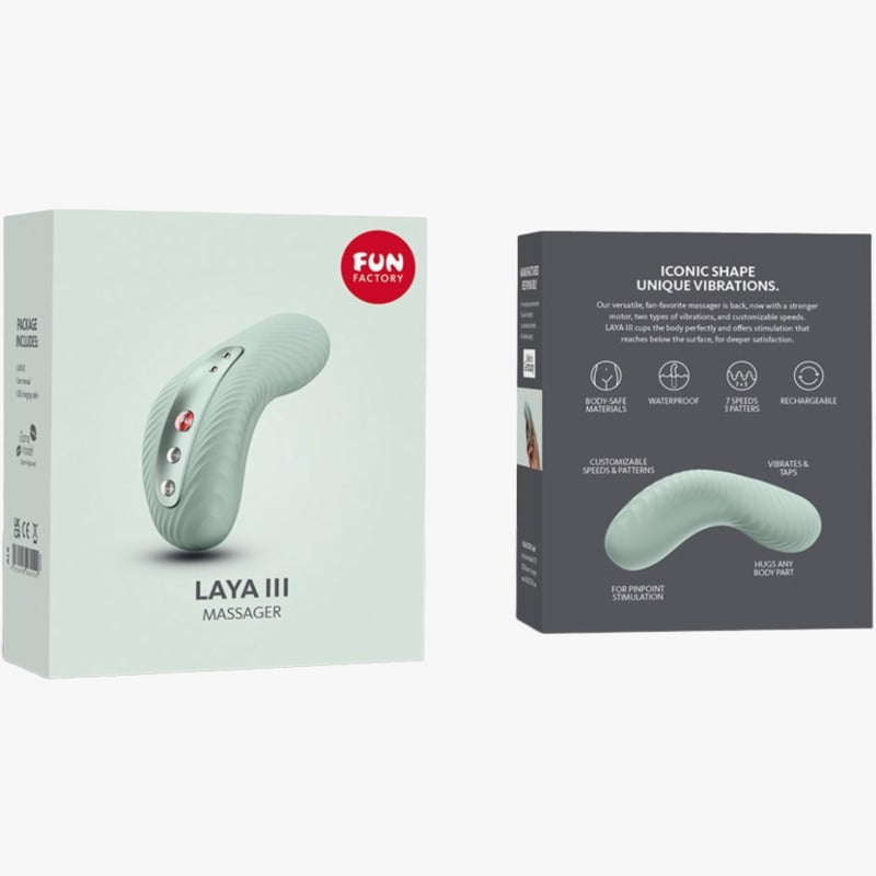 FUN FACTORY - VIBRATORE RICARICABILE LAYA III VERDE SALVIA