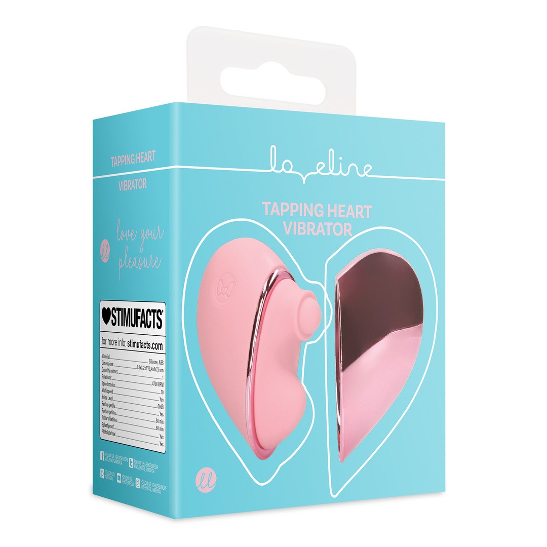VIBRATORE A CUORE BATTENTE PINK ARABESQUE LOVELINE