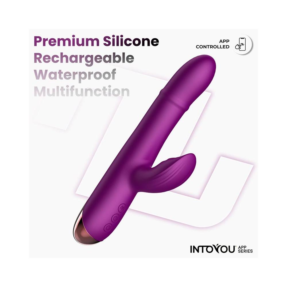 Into You - Sendel Vibe - Vibratore con Anello di Palline Interne Su e Giù e Pulsazione Clitoridea + APP