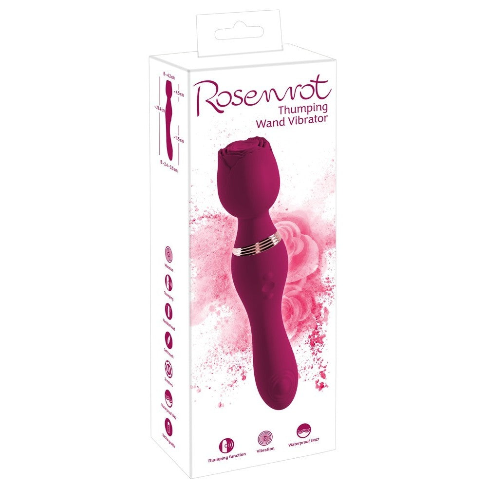 MASSAGGIATORE THUMPING WAND ROSENROT