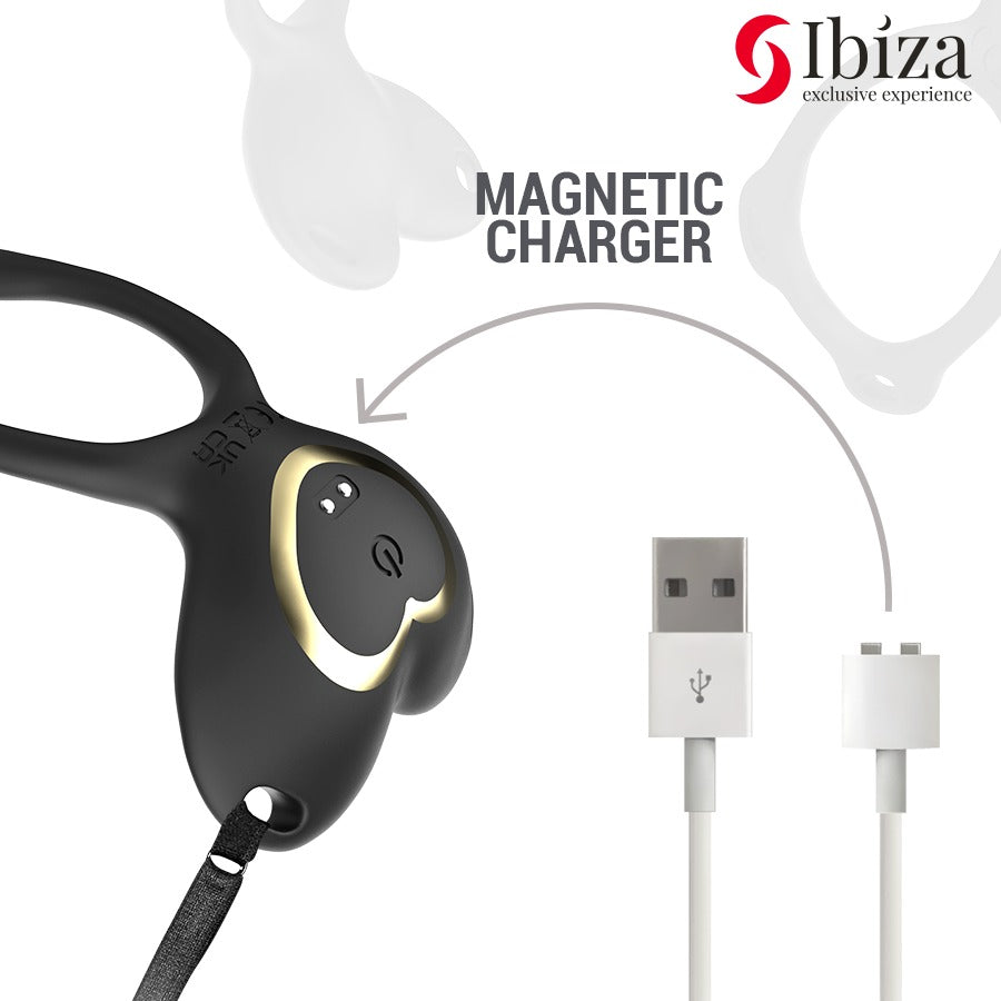 IBIZA - VIBRATORE DI COPPIA CON TELECOMANDO A CUORE