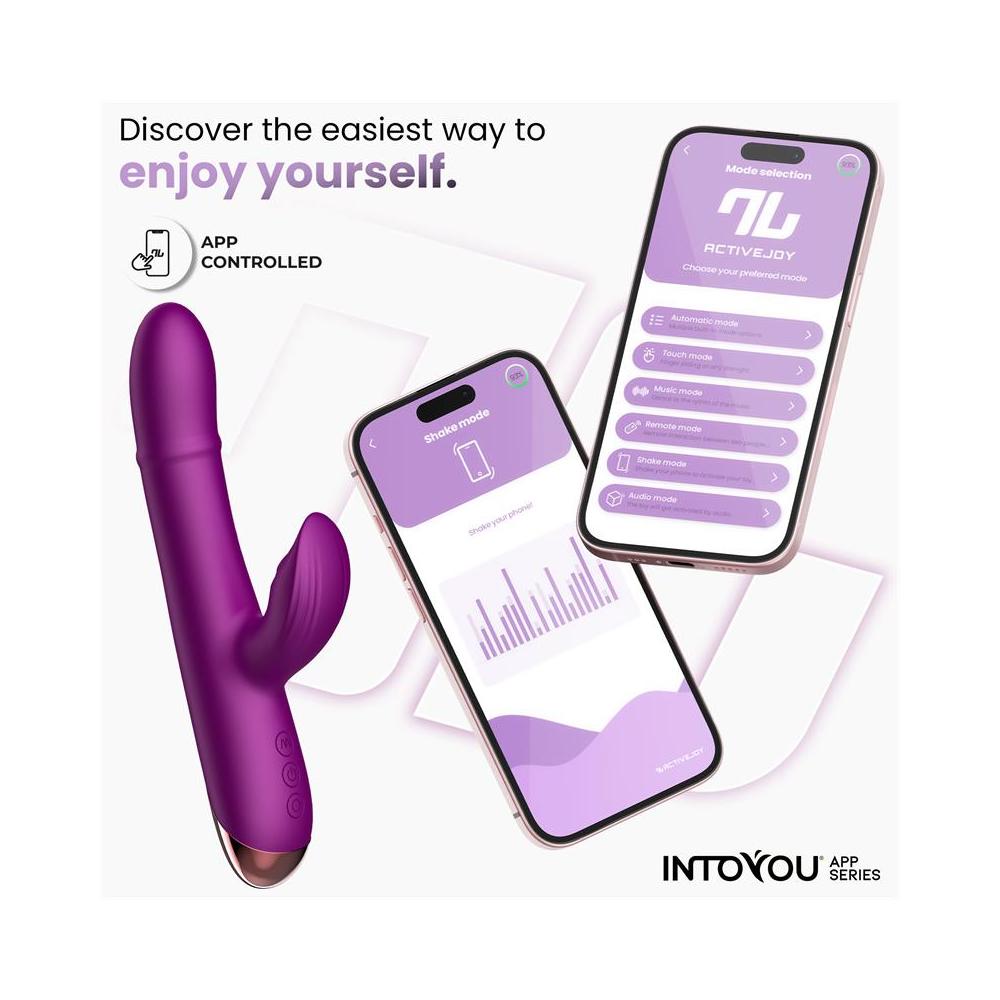 Into You - Sendel Vibe - Vibratore con Anello di Palline Interne Su e Giù e Pulsazione Clitoridea + APP