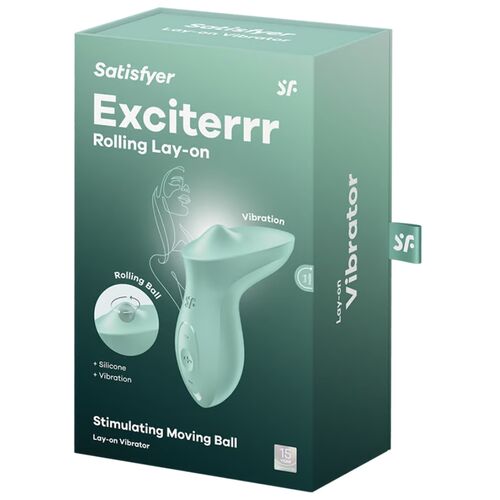 SATISFYER - VIBRATORE EXCITERRR DA APPOGGIO CLITORIDE MENTA
