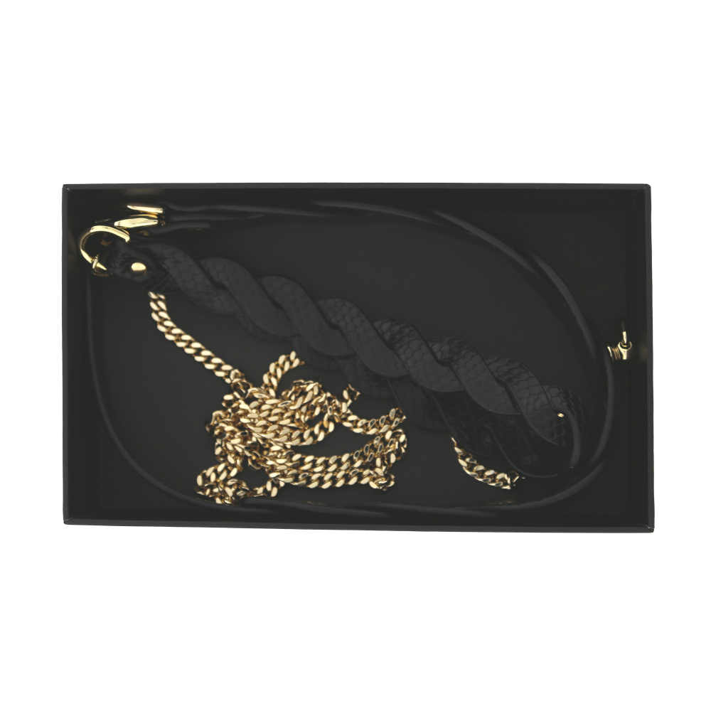 GUILTY PLEASURE LUNAR GUINZAGLIO E COLLARE INTRECCIATI