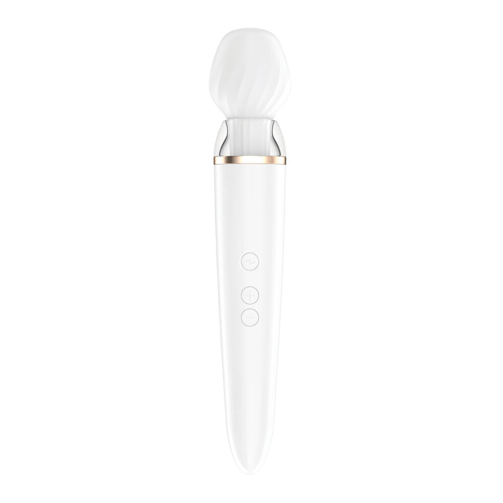 SATISFYER DOUBLE WAND-ER - WHITE