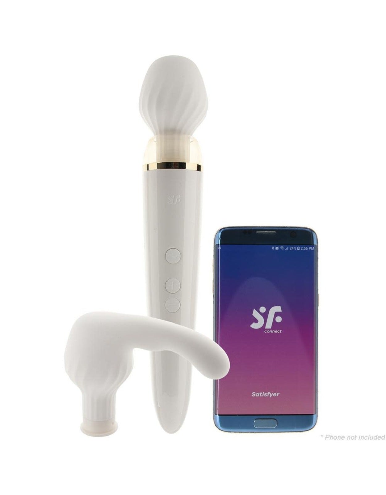 SATISFYER DOUBLE WAND-ER - WHITE