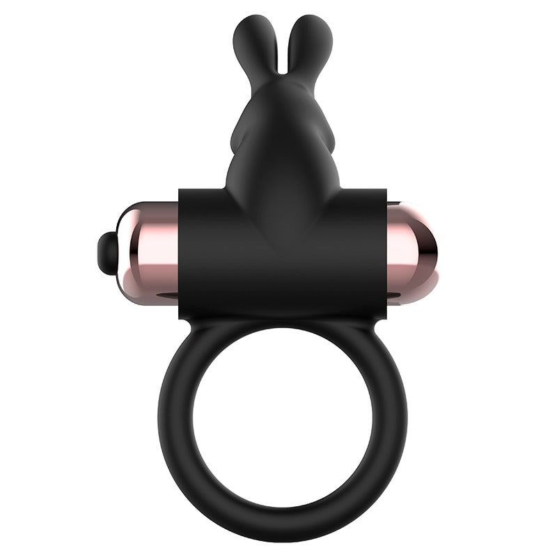 COQUETTE CHIC DESIRE COCK RING WITH VIBRATOR BLACK/ GOLD