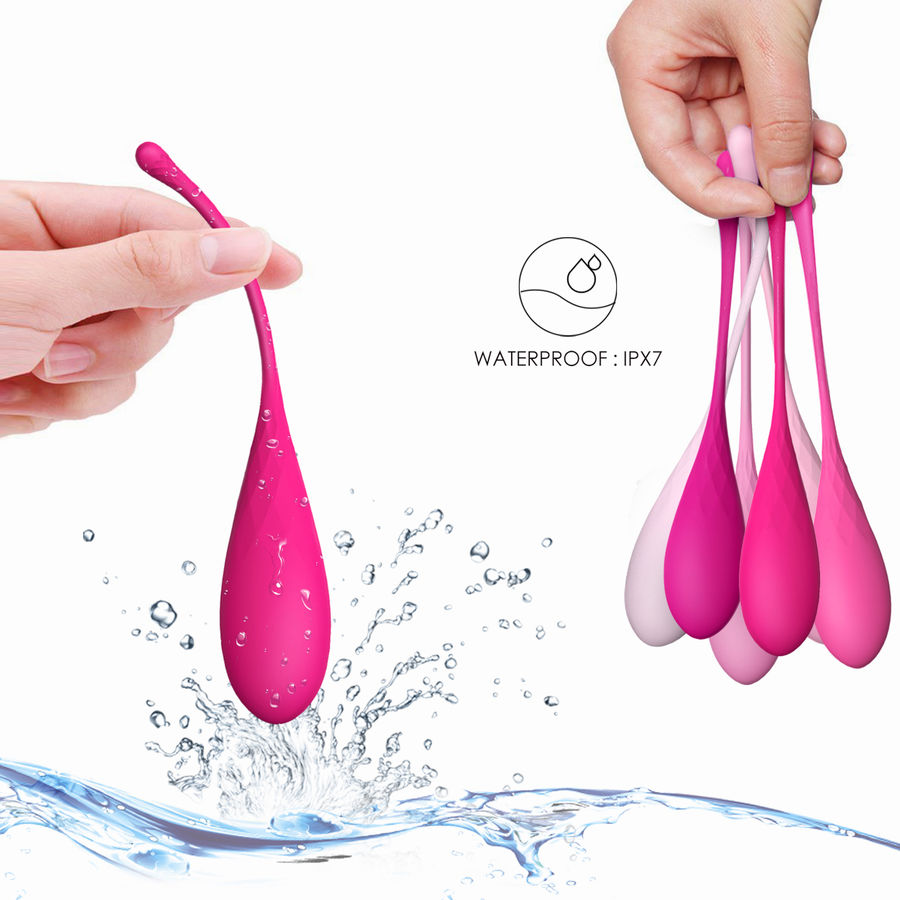 SET PER ALLENAMENTO MUSCOLI PELVICI LESLIE KEGEL FIT 6 PEZZI
