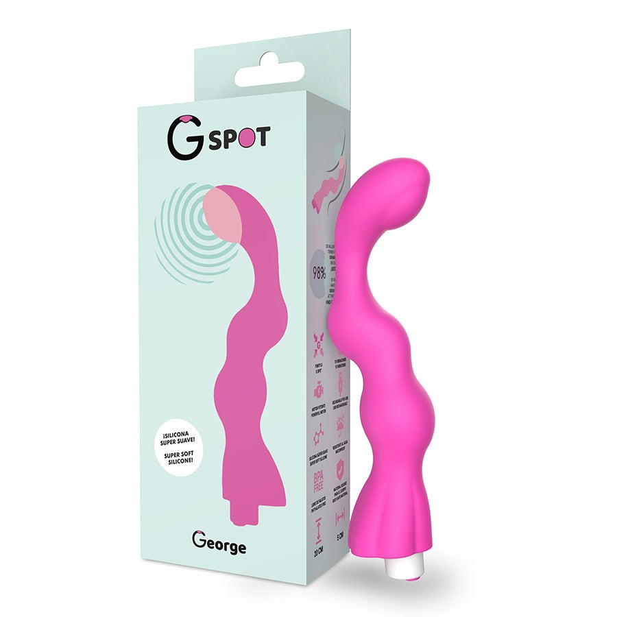 G-SPOT GEORGE G-SPOT VIBRATORE GUM ROSA