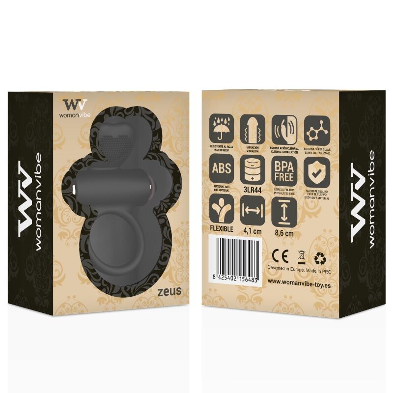 WOMANVIBE ZEUS SILICONE VIBRATOR RING