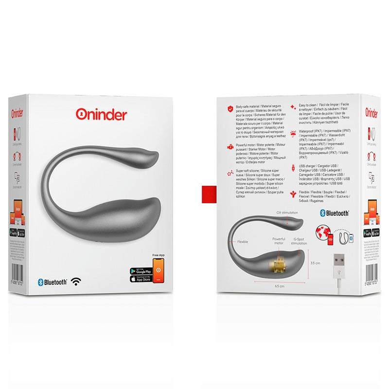 ONINDER VIBRATING EGG BLACK - FREE APP