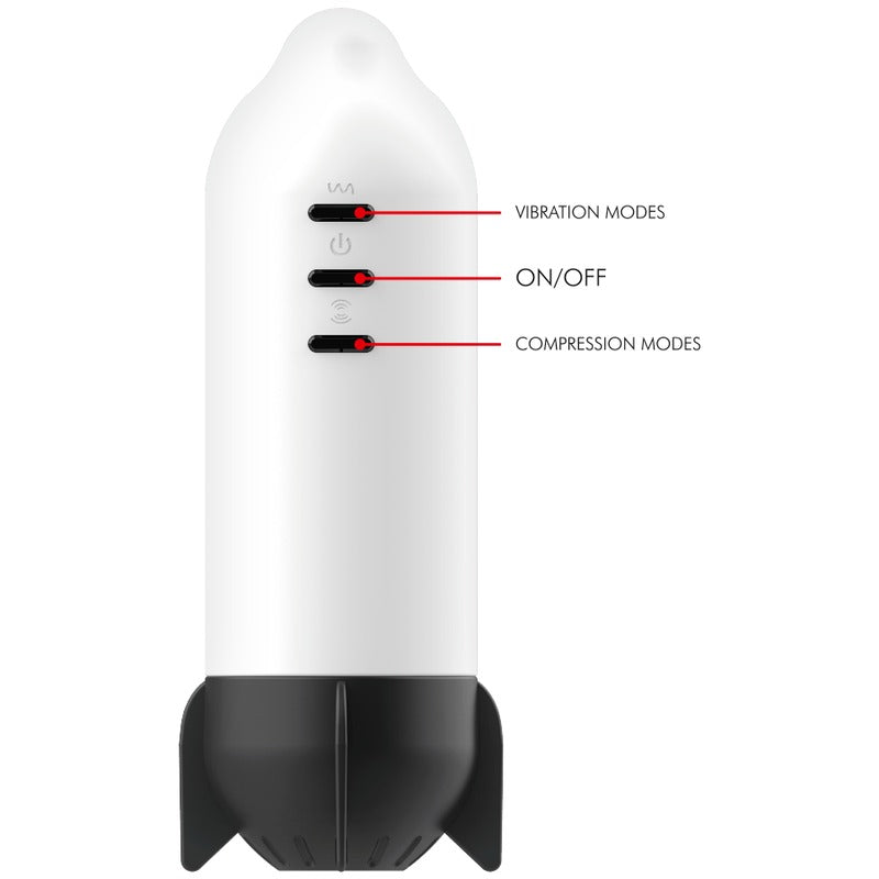 JAMYJOB ROCKET MASTURBATOR SOFT COMPRESSIONE TECNICA E VIBRAZIONE