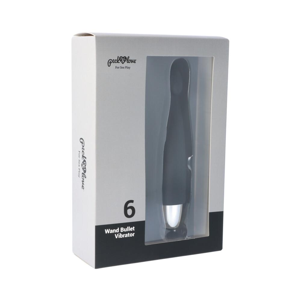 MINI VIBRATORE WAND NERO N.6