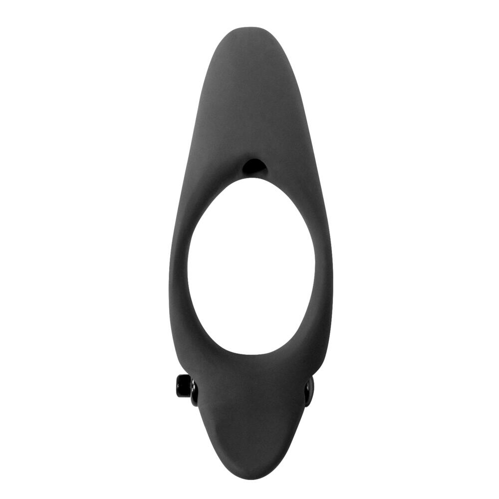 Pure Passion Stardust Vibrating Cockring - Black