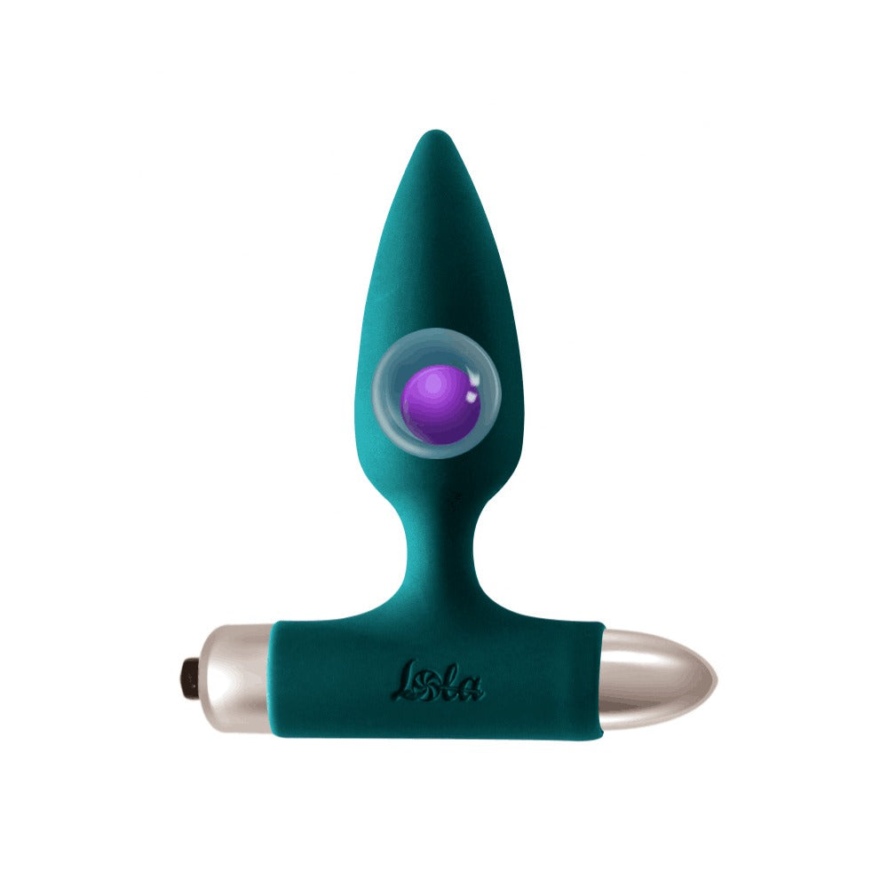 Vibrating Anal Plug with Metal Ball Spice it up Glory