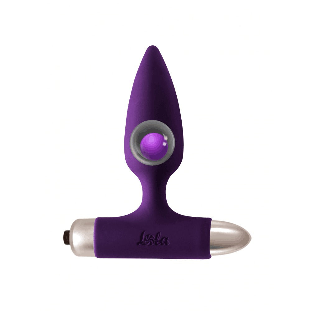 Vibrating Anal Plug with Metal Ball Spice it up Glory