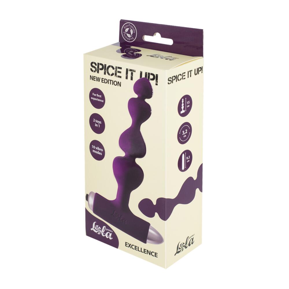 Plug Anale Vibrante Spice it up Excellence - Viola