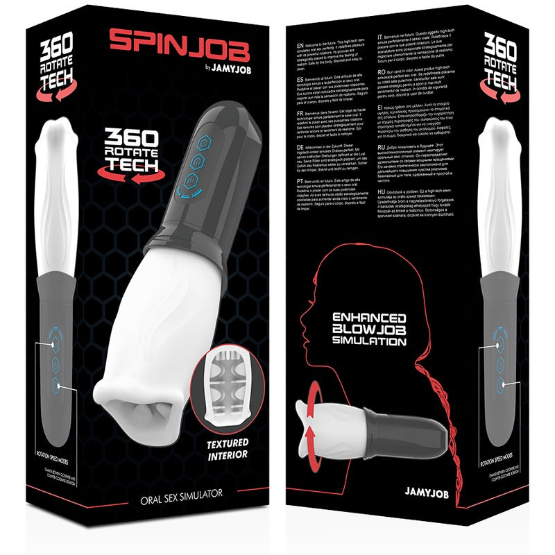 JAMYJOB SPINJOB ORAL SEX STIMULATOR CON SPINTA E ROTAZIONE