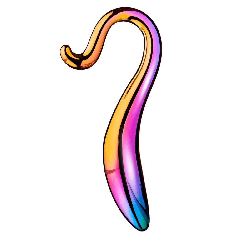 GLAMOUR GLASS ELEGANT CURVED DILDO