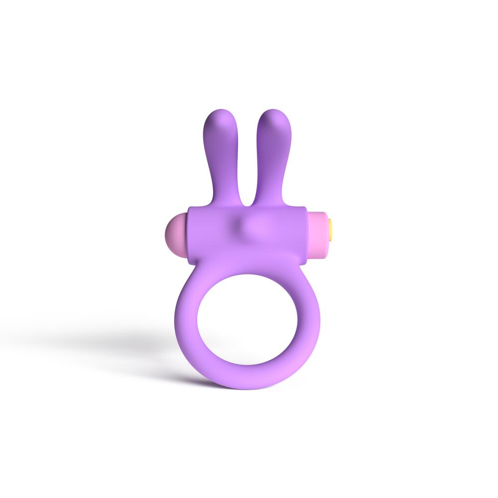 Party Color Toys - Anello Fallico 2 in 1 Vibrante Riny con Remote Control - Lilla