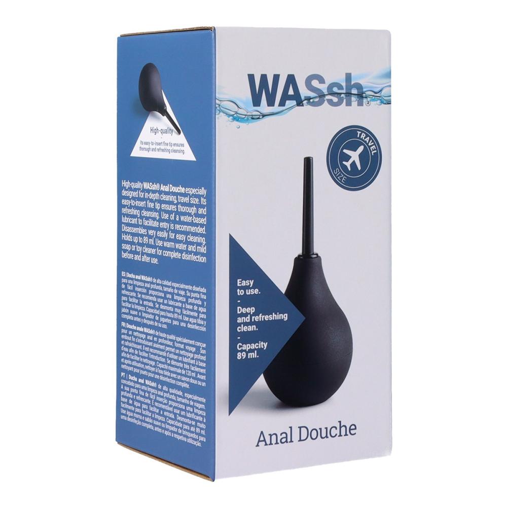 Wassh by Virgite - Doccia Anale 89 ml - Nero