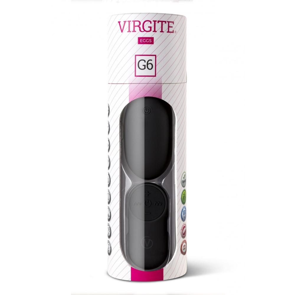 Virgite - Ovulo Ricaricabile con Controllo Remoto G6 - Nero