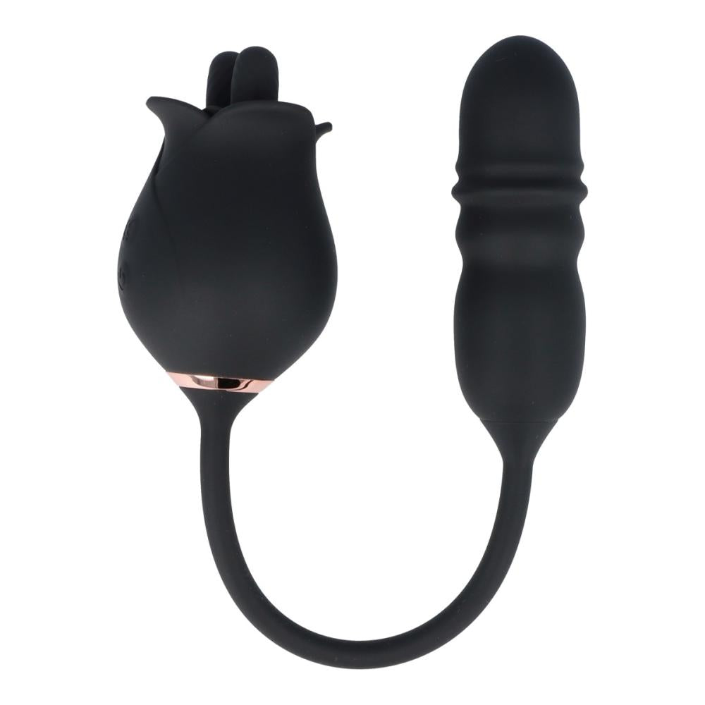 Qiot by Virgite - Stimolatore Clitorideo Vibratore Thruster - Nero